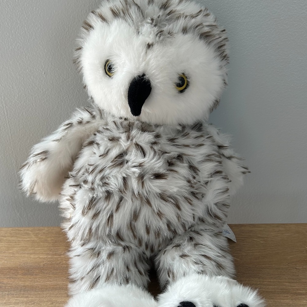 Build-a-Bear Hedwig The Spotted Owl 14” Jointed Head Plush Stuffed Animal